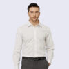Long Sleeve Cotton Dress Shirt Solid Slim fit