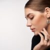 Demonstrating Earrings Ring